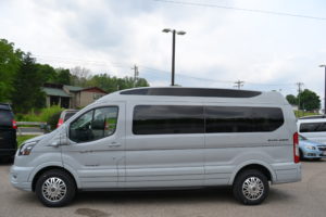 2022 Avalanche Gray Ford Transit