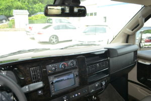 Back Up Camera, Image Appears in Large Color Navigation Screen. Ford Conversion Vans Rock