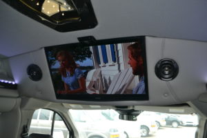 Large Flat Screen TV play Movies or Games. Make the Ride as fun as the Destination.