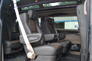 Comfortable Passenger Room in All Seats for Adults Growing Kids Large Car Seats or Basketball Players Mike Castrucci Chevrolet Conversion Van Land