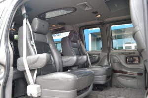 Comfortable Passenger Room in All Seats for Adults Growing Kids Large Car Seats or Basketball Players Mike Castrucci Ford Conversion Van Land