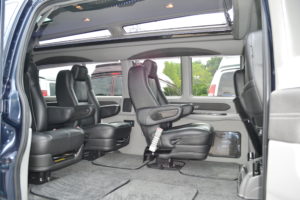 Room for a Cooler, Family Pet, or Shopping Bags. You have Options. Explorer Van Company