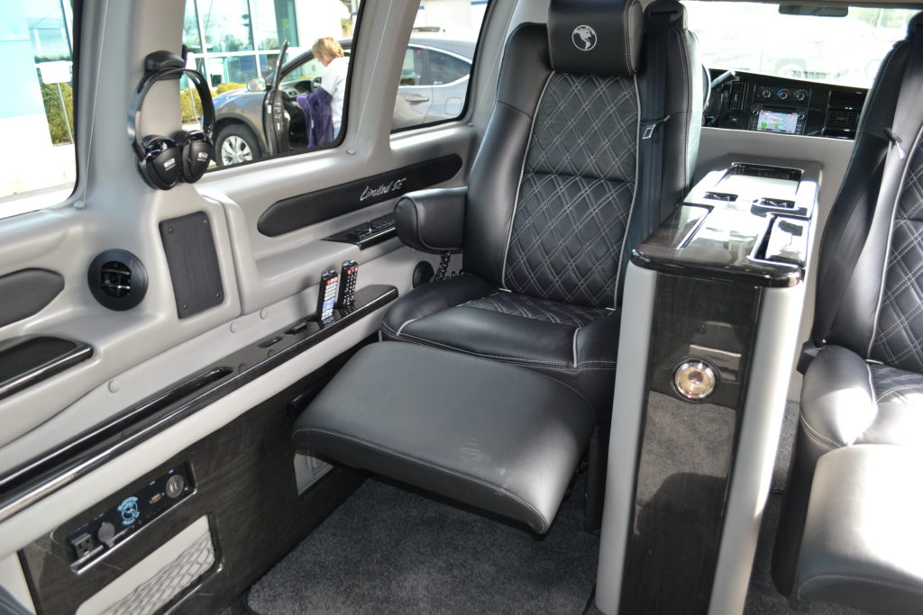 minivan with reclining seats