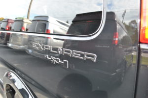 Black logo Explorer Van Company
