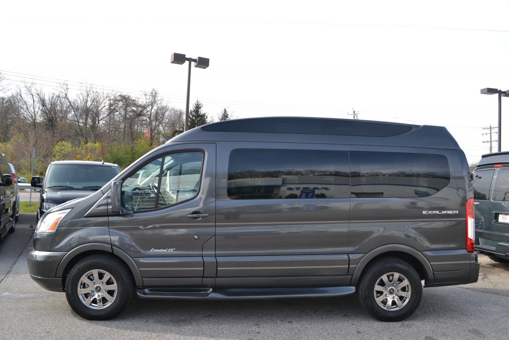 2017 Ford Transit Explorer Conversion Van Magnetic Gray